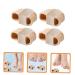 Marmerdo 4pcs Toe Separator Set - Adjustable Gel Straightener for Hammer Toe, Bunion Pad, and Toe Cushion - Double-Hole Toe Cover - Assorted Colors - 6X3.2CM - Buy Online on GoSupps.com
