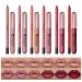 Beliky Girl 12 sets of lip pencils and lip makeup 6 sets of matte lipstick and 6 sets of long-lasting waterproof and high-quality lip makeup.