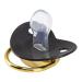 Personalized Bling Pacifier - Shiny Heart-Shaped Rhinestone Baby Nipple | Soft Light Newborn Gift - Black - Buy Online on GoSupps.com
