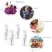 Mini Foam Pump Bottle - 30ml Transparent Refillable Dispenser for Travel Cleaning & Cosmetics (24 Pack) - Buy Online on GoSupps.com