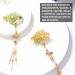 FRCOLOR 3 Pairs Tassel Hair Clip Wedding Hair Clip Hanfu Headdress Accessories Ancient Style Hairpin Chinese Style Hair Clips Decorative Hair Clips Japanese Crystal Jade Geisha Pearl Bride - Buy Online on GoSupps.com