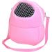 Hamster Backpack Carrier | Three Size Pet Dog Carrier Bags Pink Green Blue Portable Bag Hedgehog Hamster Breathable Shoulder Bags Uwariloy Large Pink - Buy Online on GoSupps.com