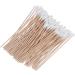 GLEAVI 100pcs Cotton Swabs - Organic Wood Applicator Tips for Ear Wax Removal Makeup Brushes and Cleaning - Best Quality Cotton Sticks - Buy Online on GoSupps.com