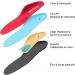 Plantar Fasciitis Arch Support Insoles for Men and Women - Red UK-7-260mm - Buy Online on GoSupps.com