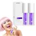 Purple tooth paste violet toothpaste purple toothpaste white teeth purple toothpaste purple teeth whitening tooth paste whitening toothpaste purple tooth paste for yellow tea applies to everyone (2PC)