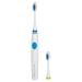Proficare PC-EZS 3000 electric sound toothbrush including 2 BUTSIESSENTS for optimal dental care and oral hygiene battery operations white-blue