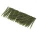 Alomejor 30 pieces/bag 51 mm anti-tangle handles safety lines clips soft cock etching rubber quick change for fishing articles sleeves dark green