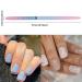 Gootrades Nail Art Clean Up Brushes - Acetone Resistant Fingernail Cleaning Brushes for Polish Mistakes & Designs (2 Pcs) - Buy Online on GoSupps.com