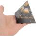 Buy Hohxfyp Orgon Pyramid Exquisite Resin Crystal Chakra Pyramid for Meditation Yoga & Home Decor - Buy Online on GoSupps.com