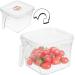 Zerodeko Box Refrigerator Crisper Baby Food Fruit Storage Containers Egg Holder Refrigerator Vegetable Onion - Buy Online on GoSupps.com