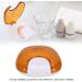 Portable Waterproof Orthodontic Retainer Case - Night Mouth Protection Box for All Ages (Orange on White) - Buy Online on GoSupps.com