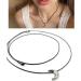 Oralgo's Elegant Moon Necklace - Adjustable Cordal Jewelry for Women & Girls - Stylish Accessory - Buy Online on GoSupps.com