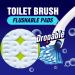 Disposable Toilet Brush Refills - 48 Flushable Lemon Scent Refills for Convenient Cleaning - Buy Online on GoSupps.com