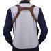 Anti-Theft Underarm Strap Wallet Phone Holster Bag | Coffee PU Leather Shoulder Pouch | Double Shoulder Pocket Sport Vest | Outdoors - Buy Online on GoSupps.com