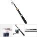 Angelrod Mini Telescopic Fishing Rod | Portable 1m Sea & Freshwater Fishing Pole for Travel - Buy Online on GoSupps.com