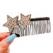 hgnxa Rhinestones Star Hair Comb for Teens Girl Fashion Hairpins SideClip K Hair Barrettes for Women Side Bangs Girl Hairpin