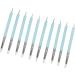HUSHUI 2 Set Dual Tipped Nail Art Dotting Pen Silicone Head Nail Art Sculpture Polish Carving Pen - Buy Online on GoSupps.com