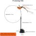 Caliyo Interactive Cat Toys with Suction Cup | Funny Birds & Feathers | Intelligence Toys for Cats - Buy Online on GoSupps.com