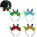 hgnxa Christmas Flashing LED Headband Fun and Festive Light Bulb for Kids Adults Glow in the Dark Accessories Party Favor Red - Buy Online on GoSupps.com
