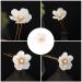 Lurrose 4pcs White Camellia Hairpins & Chopsticks | Retro Hair Accessories for Costumes - International Shipping Available - Buy Online on GoSupps.com