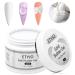 Etyjo builder gel-50g large capacity white solid builder gel for nails non-stick hand nail extension gel nail art hard gel for nails 3d carving gel for nail art salon uv home diy