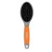 Wahl Canada Double Sided Brush Dog Brush Detangling & Smoothing Metal Pins with rounded tip & soft nylon bristles Comfort Grip Gel Handle Great for Dog Grooming - Model 58421