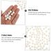 Hohopeti 150 Sets Pearl Claw Nails Faux Pearls Rivets Pearl Snap Decorative Rivets Jeans Crafting Supplies 1.2 White - Buy Online on GoSupps.com