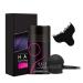 LMNH Fluff Up Secret Hair Fibers Powder for Any Color Hair, Waterproof Hair Building Fibers Spray Pump, 5 Seconds Cover Up Long Lasting with Natural Look Dating Accessory Unisex (Black)