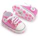 BAIELey High Top Baby Sneakers - Pink, 6-12 Months | Bling Sequins Soft Sole Infant Shoes - Buy Online on GoSupps.com