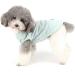 Zunea Dog Shirt for Small Dogs & Cats | Striped Summer Tank Top in Green | Soft Cotton Vest for Puppies | XL Size Clothing - Buy Online on GoSupps.com