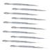 Mikinona 2sets Nail Art Drawing Pen Manicure Tools Professional Nail Art Supply Eyeliner Pens Nails Kit Wire Pulling Tools Nails Gel Transparent Handle Brush Sequins