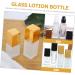 Beavorty 16 pcs Square Liquid Foundation Bottle Frosted Glass Foundation Pump Bottle Vial As Shownx4pcs 10.5x3.2cmx4pcs - Buy Online on GoSupps.com