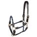 PFIFF 102551 Leather halter 'Lina' blue-beige Pony Pony Blue-Beige