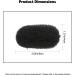 2Pcs Bump It Up Volume Hair Base Hair Padding Tool Volume Hair Bump Inserts Hair Pads Hair Bump Up Clip for Women Girls DIY Hairstyles (Black) - Buy Online on GoSupps.com