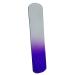 Hand Made Glass Foot File & Pedicure Rasp Genuine Czech Tempered Glass | Hard Skin Remover Corn Calluses & Dead Coarse Skin Remover Purple