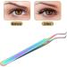 Professional Stainless Steel Eyelash Extension Tweezers for DIY Nail Art - Precision Tools for Eyelash Transplant - Buy Online on GoSupps.com