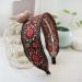 Onsoyours Vintage Flower Embroidered Hair Band - Boho Fabric Headband for Women | Sweet Hair Wrap Accessory - Buy Online on GoSupps.com