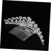 FRCOLOR Bridal Comb Rhinestone Bridal Headpiece Tiara Comb Bridal Comb Headpiece Plate Crown Bride - Buy Online on GoSupps.com
