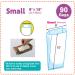 BOS Disposable Odor Sealing Bags (90 Count) - Small Size, White Color, Unscented - Ideal for Diapers, Pet Waste, and Sanitary Product Disposal - Buy Online on GoSupps.com