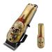 Professional Hair Clipper Front Cover - Electric Hair Cutter Trimmer Protective Casing for WAHL (Skull Gold - Buy Online on GoSupps.com