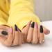 Sethexy Long Matte Black Ballerina False Nails - Bling Sparkle Pink Coffin Acrylic Nail Tips - 24 Press-On Fingernails for Women & Girls - Buy Online on GoSupps.com