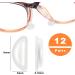 CPYJW 12 Pairs Self-Adhesive Silicone Nose Pads for Glasses | Anti-Slip Comfortable & Slipproof for Sunglasses - Buy Online on GoSupps.com