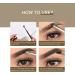 2PCS Eyebrow Cream Eyebrow Stamp Stencil Kit Natural waterproof make-up No colour loss No smudging (02#Deep brown) - Buy Online on GoSupps.com