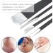 4PCS Pedicure Knife Set - Professional Foot Care Kit for Ingrown Toenail and Dead Skin Removal | Callus Shaver and Foot Scraper Tools - Stainless Steel Rasp (6.3in) - Buy Online on GoSupps.com