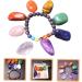 Crystal Stone Set - Spiritual Desktop Decor | Irregular Tumble Stones & Ornaments for Home Decor - Buy Online on GoSupps.com