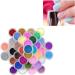 Nail Art Powder 45 Colors Nail Glitter Pigment Dust Manicure DIY Decorations Nail Art Powder - Buy Online on GoSupps.com