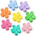 Flower Hair Clips Hair Claw Clips 8PCS Big Cute Claw Clips For Women Thick Hair  Large Hair Clips Strong Hold For Women Thin Hair 8 Colors 8 PCS