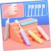 Buy SOLUSTRE 5pcs Folding Travel Toothbrush Set - Portable Travel Accessories for Adults - Ideal for Camping & Home Use - Buy Online on GoSupps.com