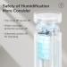 JISULIFE 500ml Portable Mini Cool Mist Humidifier for Bedroom - Quiet, Dual Mist Ports, Auto Shut-Off - Ideal for Baby Bedside, Travel, Plant, Car - Brown - Buy Online on GoSupps.com