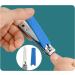 HCHGJKN Nail Clippers Large And Small Nail Clippers Four-color Plastic Nail Clippers 360 Degree Nail Clippers Stainless Steel Nail Clippers(Blue S) S Blue - Buy Online on GoSupps.com